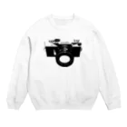 viki designのCamera Crew Neck Sweatshirt