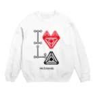 type28のI Love LinkAmp Crew Neck Sweatshirt