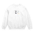 お○の手が出る Crew Neck Sweatshirt