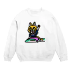 キャットＣのこうじょうけんがくのはやぶさキャットCニャ！ Crew Neck Sweatshirt