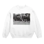 P stock の街角の花嫁さん Crew Neck Sweatshirt