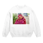 海月。の花女ちゃん Crew Neck Sweatshirt