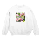 Spiritual_LeeのFlower music 🎶  Crew Neck Sweatshirt