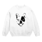 しげちよのフレンチブルドッグのビビくん Crew Neck Sweatshirt