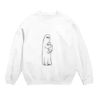 モンモママショップのだっこおばけ Crew Neck Sweatshirt