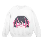 かみらの【揮発する酒場】桃サイ子 Crew Neck Sweatshirt