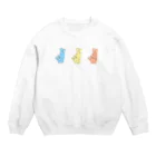 つくしごはん。のうさうさうさ Crew Neck Sweatshirt