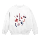 IZANAMI by Akane Yabushitaの【日本レトロ#27】金魚 Crew Neck Sweatshirt