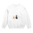 シュークレームショップ(シュナ多め)のささるキツネ2 Crew Neck Sweatshirt