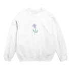 Udachikaのblue rose Crew Neck Sweatshirt