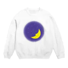 D-signの三日月 Crew Neck Sweatshirt