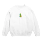 あゆ画伯のおみせのぱいなっぽーすうぇっと Crew Neck Sweatshirt