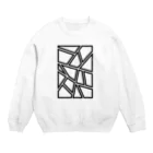 グレージュ猫ロッタン🐈‍⬛のコマ割り Crew Neck Sweatshirt