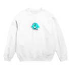 ゆるかわ動物園のペンギンくん Crew Neck Sweatshirt