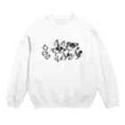 ふうせん工房のマルとクル Crew Neck Sweatshirt