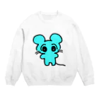 しょっぷのねずみぬん Crew Neck Sweatshirt