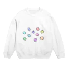 fujiokashiのこんぺい花 Crew Neck Sweatshirt