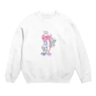 ブッチくん Official Shopのイルカのブッチくん（イラスト：寺田てら） Crew Neck Sweatshirt