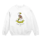 無彩色デザイン販売所のChildren's Art / 鷲 Crew Neck Sweatshirt