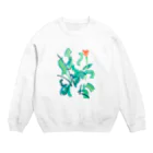 落合晴香の草 Crew Neck Sweatshirt