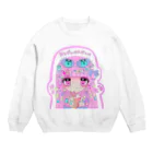 ♡こすもぱいんWEB STORE♡の♡コンプレックスギャル♡ Crew Neck Sweatshirt