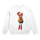 てんとうむしのくつしたのますくちゃん Crew Neck Sweatshirt