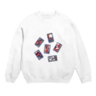 IZANAMI by Akane Yabushitaの【日本レトロ#30】花札 Crew Neck Sweatshirt