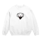 cocomarinのソフトクリーム犬 Crew Neck Sweatshirt