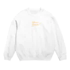 オフトゥンぐらし！のOfton Gurashi!（ちいさいロゴ） Crew Neck Sweatshirt