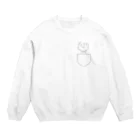 あるぱかぱの見てるぞ Crew Neck Sweatshirt