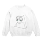 ムメイの型にとらわれる系女子 Crew Neck Sweatshirt