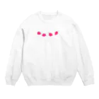 蒼魚はラインスタンプ出したのキュートなめんだこちゃん Crew Neck Sweatshirt