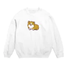 どうぶつのコーギー Crew Neck Sweatshirt