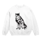 made blueのMEGANE-Dog. Crew Neck Sweatshirt