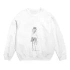 ×ちいさん÷のペストのひと Crew Neck Sweatshirt