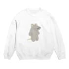 ミドリノネズミのはいいろのねずみ Crew Neck Sweatshirt