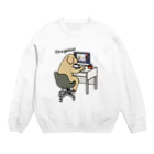 efrinmanのマンガを描く犬 Crew Neck Sweatshirt