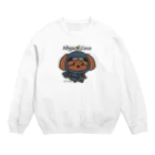 Ninja Cocoの忍者プードルの志ちゃん　手裏剣っっ Crew Neck Sweatshirt