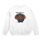 Ninja Cocoの忍者プードルの志ちゃん　しゃき～んっっ Crew Neck Sweatshirt