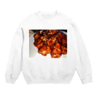 おかず屋のヤンニョムチキン Crew Neck Sweatshirt