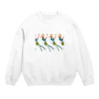 曜とま Yotomaの秋田おばこ Akita-Obako Crew Neck Sweatshirt