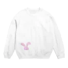 moca🌼のmoca.うさちゃん Crew Neck Sweatshirt