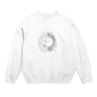  mii.のsun&moon. Crew Neck Sweatshirt