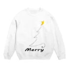 CP家具のクリスマス・カップル【Merry】 Crew Neck Sweatshirt