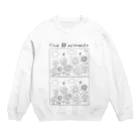 mavshineのアパレル知育 「まちがいさがし」  Crew Neck Sweatshirt