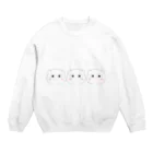 辛子めんたいこのしろたまベイビィ Crew Neck Sweatshirt