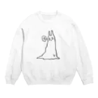 うさぎぶの泥うさぎ Crew Neck Sweatshirt