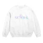 scarsのSCARSピンクロゴプリント Crew Neck Sweatshirt