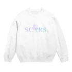 scarsのSCARSピンクロゴプリント スウェット