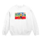 LIONの信仰的ショップの車窓からの風景 Crew Neck Sweatshirt